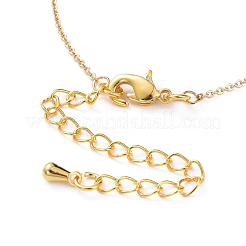 Glass Pendant Necklaces&nbsp;NJEW-JN02587-04
