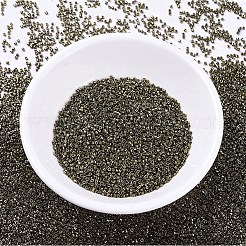MIYUKIデリカビーズ  シリンダー  日本製シードビーズ  11/0  （db0456)亜鉛メッキオリーブ  1.3x1.6mm  穴：0.8mm  約20000個/袋  100 G /袋&nbsp;SEED-J020-DB0456