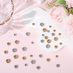 36Pcs 6 Styles 304 Stainless Steel Beads&nbsp;STAS-BBC0008-49