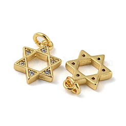 Rack Plating Brass Micro Pave Cubic Zirconia Pendants&nbsp;KK-A200-17G