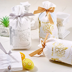 20pcs 2 Colors Rectangle Plastic Candy Gift Bags&nbsp;ABAG-TA0001-35