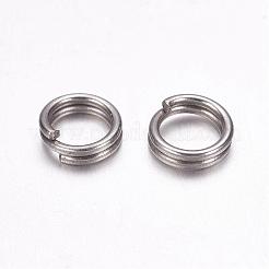 Tarnish Resistant 304 Stainless Steel Split Rings&nbsp;STAS-F117-14P-6mm