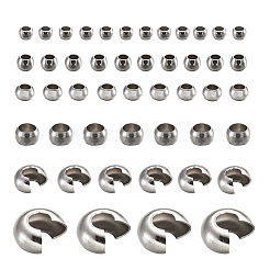 304 Stainless Steel Crimp Beads&nbsp;STAS-TA0004-11P
