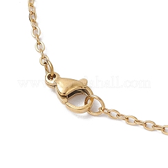 Dyed Natural Malaysia Jade Clover Pendant Necklaces&nbsp;NJEW-JN05132-05