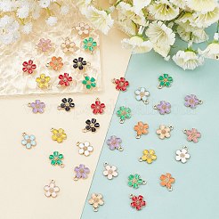 72Pcs 12 Colors Eco-Friendly Zinc Alloy Pendants&nbsp;FIND-PH0002-56