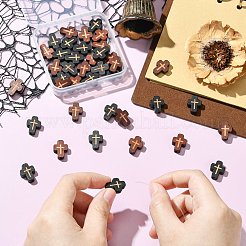 40Pcs 2 Colors Natural Wood Beads&nbsp;WOOD-CJ0002-61