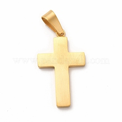 304ステンレスペンダント  ラインストーン付き  クロス  ミックスカラー  33.5x19.5x2.5mm  穴：10x5.5mm&nbsp;STAS-A076-10