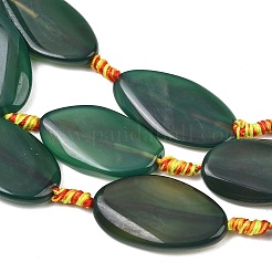 Natural Banded Agate Beads Strands&nbsp;G-F825-H01-01B