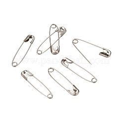 アイアン製安全ピン  プラチナ  31x6.5mm  穴：4mm&nbsp;P1Y-N