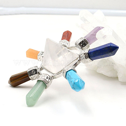 Chakra Natural & Synthetic Mixed Stone Jewelry Decorations&nbsp;DJEW-WH0005-01
