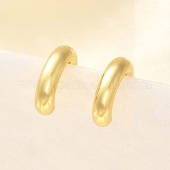 Rack Plating Brass Ring Cuff Earrings for Women&nbsp;EJEW-H135-01G-02