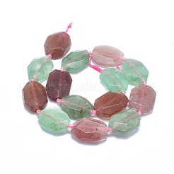 Natural Strawberry Quartz Beads Strands&nbsp;G-O179-F03
