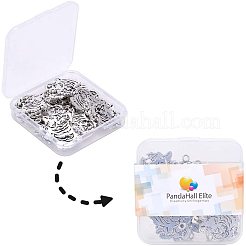 チベットスタイル合金タイガーヘッドのペンダント  アンティークシルバー  27x24x2mm  穴：3mm  30個/箱&nbsp;TIBEP-PH0004-85