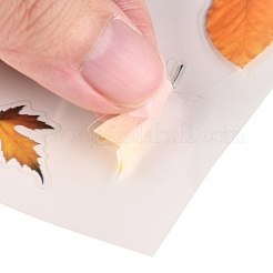 Waterproof Plastic Self Adhesive Stickers&nbsp;DIY-F064-13D