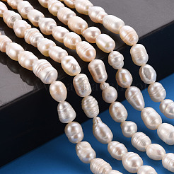 Natural Cultured Freshwater Pearl Beads Strands&nbsp;X1-PEAR-S012-41E