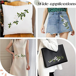 4Pairs Iron on Flower Cloth Patches&nbsp;PATC-GF0001-68
