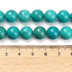 天然石ハウライトビーズ連売り  染め＆加熱  ラウンド  スムーズ  10mm  穴：1.2mm  約40個/連  15.94''（40.5センチメートル）&nbsp;G-Z149-A01-10mm