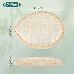 Linen Mini Hat Fascinator Base&nbsp;AJEW-WH0567-25A