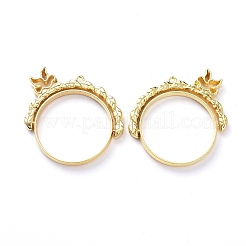 Alloy Open Back Bezel Pendants&nbsp;LS-PALLOY-Z003-07LG