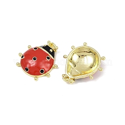 Brass Enamel Pendants&nbsp;KK-H072-03G