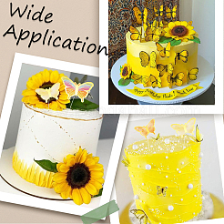 12 Sets 3 Colors Butterfly Cake Topper Sets&nbsp;DIY-SC0024-76