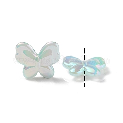 UV Plating Rainbow Iridescent Imitation Jelly Acrylic Beads&nbsp;OACR-K003-012A