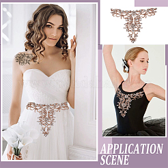 1Pc Alloy Rhinestone Ornament Accessories&nbsp;DIY-FG0008-10