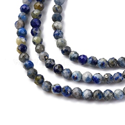 Natural Lapis Lazuli Beads Strands&nbsp;G-RM2025-A04-2mm