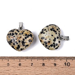 Natural Dalmatian Jasper Pendants&nbsp;G-N362-05P-09