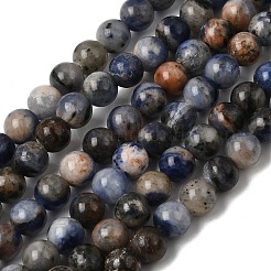 Natural Sodalite Beads Strands&nbsp;G-F591-13B