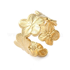 304 Stainless Steel Open Cuff Ring&nbsp;X-RJEW-C067-23G