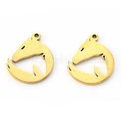 PVD Vacuum Plating 201 Stainless Steel Pendants&nbsp;STAS-N092-49G
