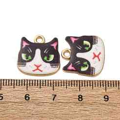 Alloy Enamel Pendants&nbsp;ENAM-V002-04G-05