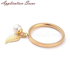 304 Stainless Steel Finger Ring Settings&nbsp;RJEW-O045-09-G