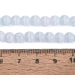 Glass Imitation Cat Eye Beads Strands&nbsp;GLAA-N074-03A-01