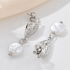 304 Stainless Steel Dangle Stud Earrings&nbsp;EJEW-L287-068P