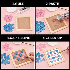 Glitter Glass Cabochons&nbsp;GLAA-FH0001-03A
