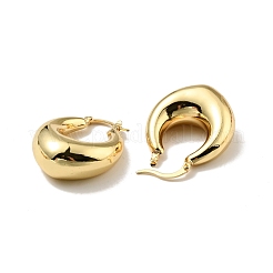 Rack Plating Brass Chunky Hoop Earrings for Women&nbsp;EJEW-G288-35B-G