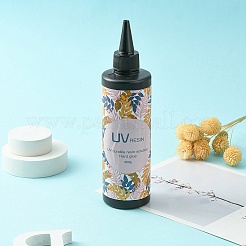 UV接着剤とボトル  スクイズボトル  トップキャップ付き  自己粘着性プラスチック ラベル ステッカー  パッケージ用  長方形  ピンク  5.2x16.5cm  カバー：5cm  容量：250ml（8.45fl.oz）&nbsp;DIY-YWC0001-89A