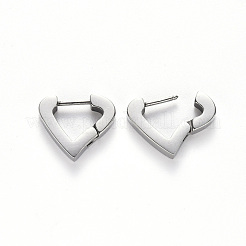 Tarnish Resistant 304 Stainless Steel Huggie Hoop Earrings&nbsp;STAS-S103-20P
