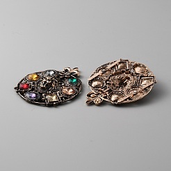 Alloy Rhinestone Shoe Decoration&nbsp;AJEW-WH0401-11B
