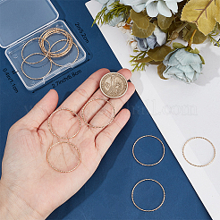 20Pcs Brass Linking Rings&nbsp;KK-BBC0012-15