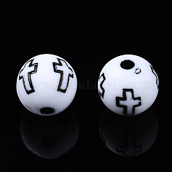 Opaque Acrylic Beads&nbsp;SACR-S273-38-A01