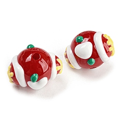 Hand Painted Acrylic with Enamel Beads&nbsp;MACR-K354-11