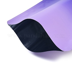 ツートンカラーの長方形プラスチック製ジッパー付きギフトバッグ  再封可能なバッグ  モーブ  15x10x0.014cm  片側の厚さ：2.5ミル（0.065mm）&nbsp;OPP-C003-01C-04