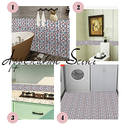 PVC 3D Self Adhesive Mosaic Pattern Stickers with Bright Film&nbsp;DIY-WH0217-11