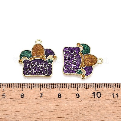 Wholesale Carnival/Mardi Gras Theme Alloy Enamel Glitter Powder