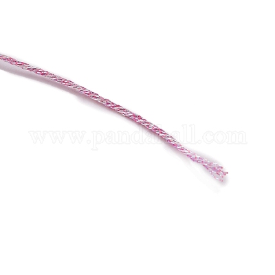 12プライポリエステルコード  ラウンド  パールピンク  0.8mm  約27.34ヤード（25m）/ロール&nbsp;X1-OCOR-TAC0008-33E-1