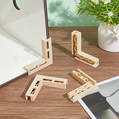 Plastic Corner Vertical Buckle&nbsp;AJEW-WH0472-38-1