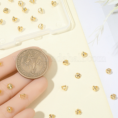 30Pcs Brass Ear Nuts&nbsp;KK-BBC0019-92G-1